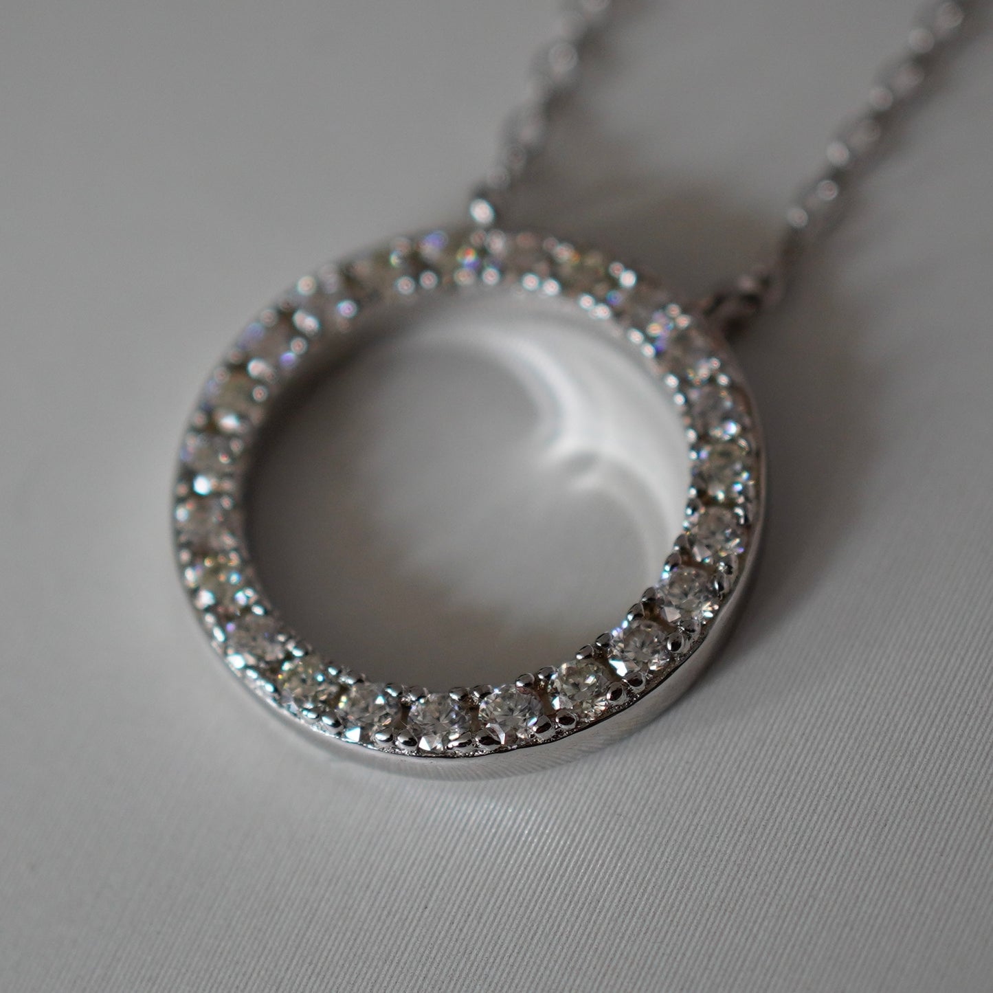 Moissanite Circle Necklace【限定価格】