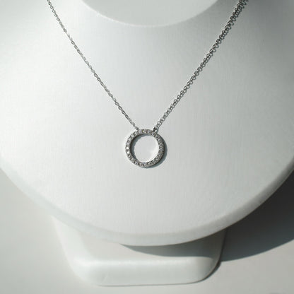 Moissanite Circle Necklace【限定価格】