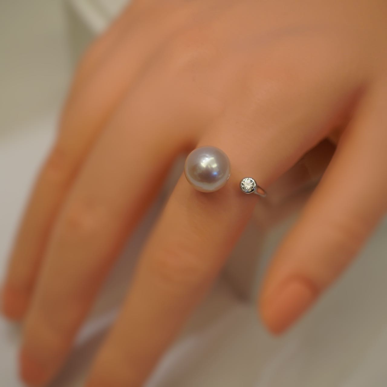 Pearl Fork Ring