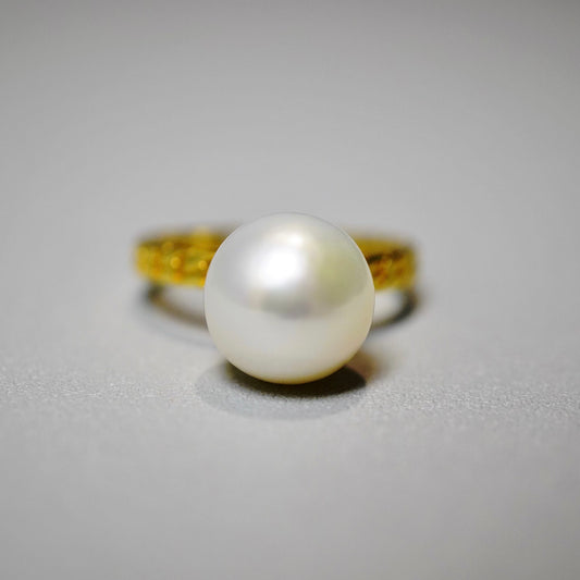 Chain Pearl Ring