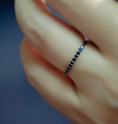 Half Eternity Color Ring