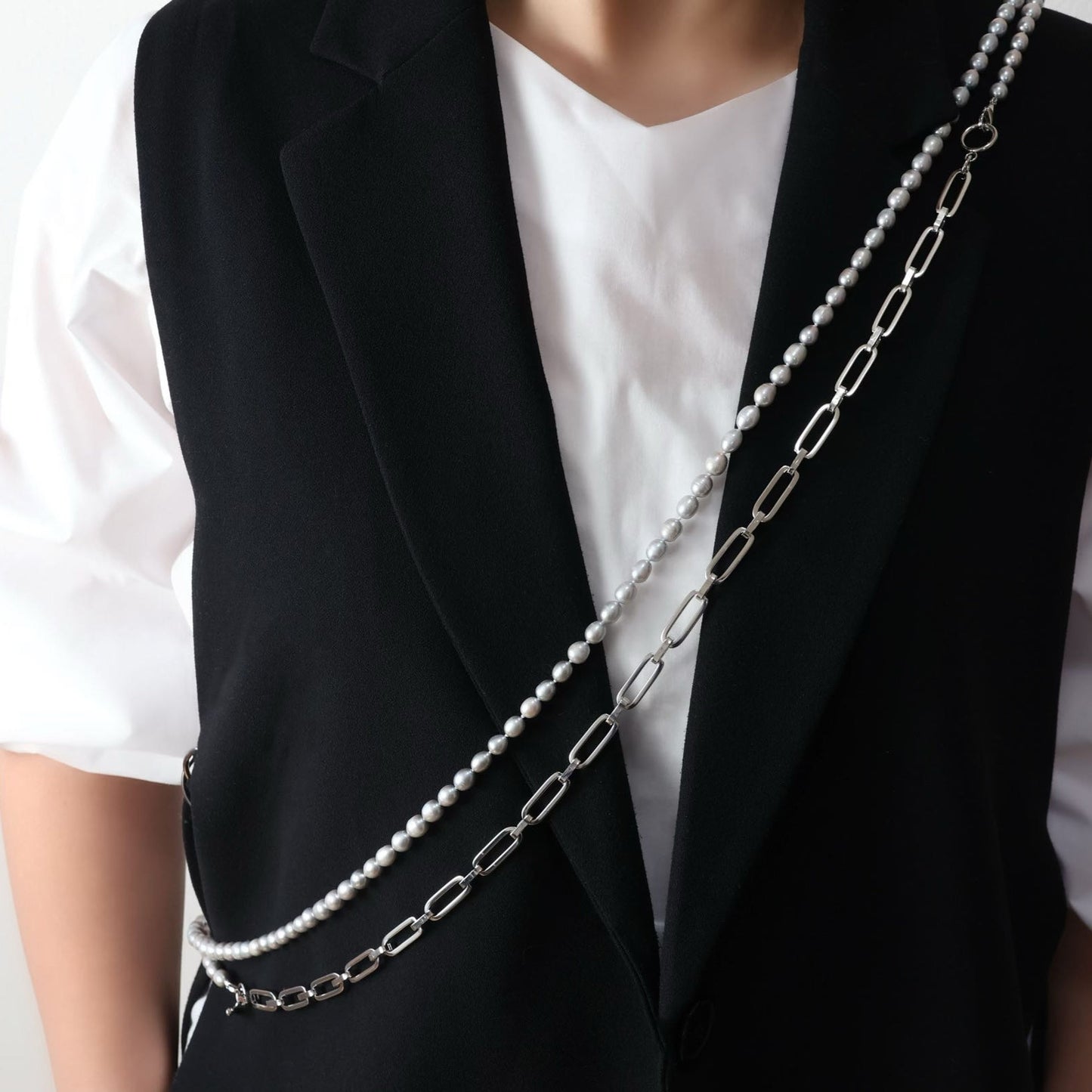 Long Pearl Necklace